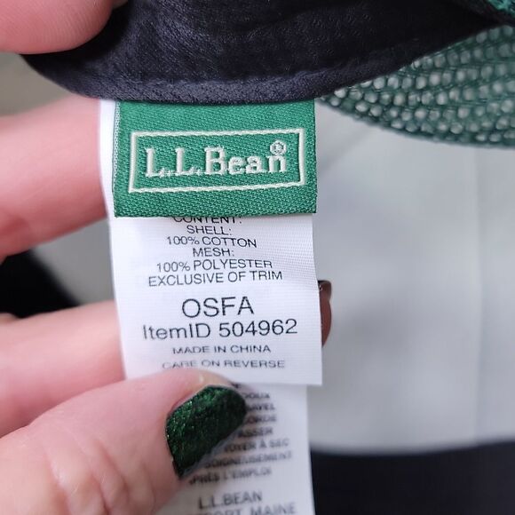 LL Bean. Trucker Hat. Adjustable. Outdoor. Sporty. OSFA. EUC - Picture 6 of 6